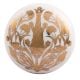 Golden Calla Lily Flower Flat Ceramic Wine Stopper